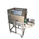 Crab center-cutting and splitting machine. Crab center-cutting and splitting machine.