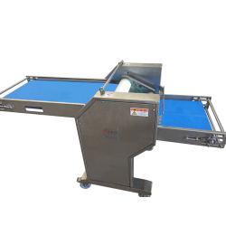 Single pressure shaft of the fully automatic peeling machine.