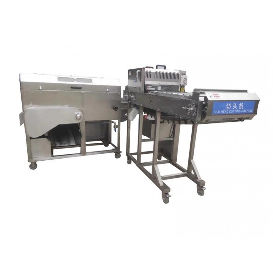 Machine Combination of Cutting Fish Head Tail and Filleting Fish Machine Combination of Cutting Fish Head Tail and Filleting Fish