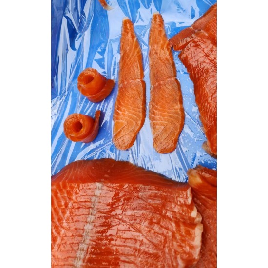 Salmon processing line