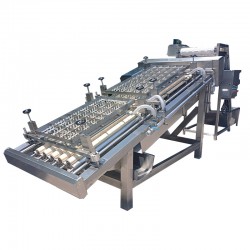 Automatic shrimp shelling machine